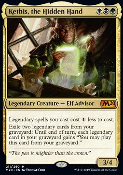 Kethis, die Versteckte Hand M20-211 Mythic Good Englisch