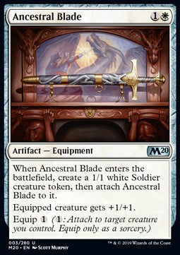 Ahnenklinge M20-3 Uncommon Excellent Deutsch Foil