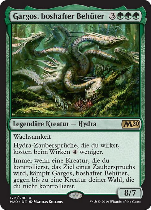 Gargos, boshafter Behüter M20-172 Rare Near Mint Deutsch
