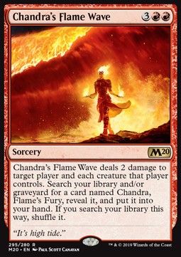 Chandra's Flame Wave XM20-295 Rare Good Englisch