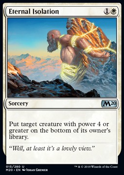 Ewige Isolation M20-15 Uncommon Excellent Englisch Foil