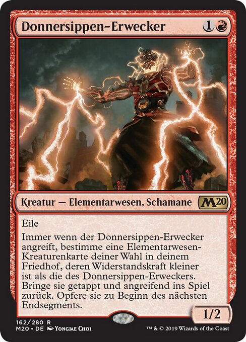 Donnersippen-Erwecker M20-162 Rare Excellent Deutsch Foil