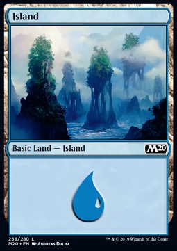 Insel (V.4) M20-268 Land Excellent Englisch Foil