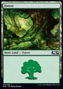 Wald (V.3) M20-279 Land Excellent Englisch Foil