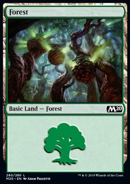 Wald (V.4) M20-280 Land Excellent Englisch Foil