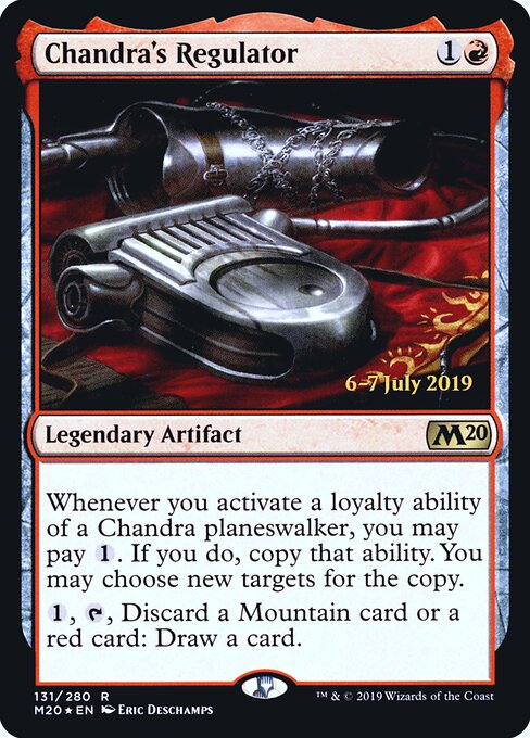 Chandras Regulator (V.3) XM20-131 Rare Good Deutsch Foil