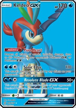 Keldeo GX UNM-219 Ultra Rare Poor Deutsch