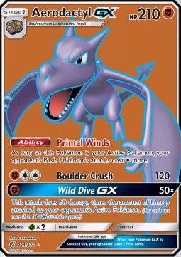Aerodactyl GX UNM-224 Ultra Rare Excellent Deutsch