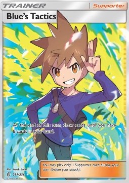 Blue's Tactics UNM-231 Ultra Rare Light Played Englisch