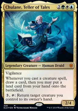 Chulane, Teller of Tales XELD-326 Mythic Excellent Englisch Foil