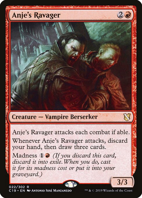 Anje's Ravager C19-22 Rare Near Mint Englisch