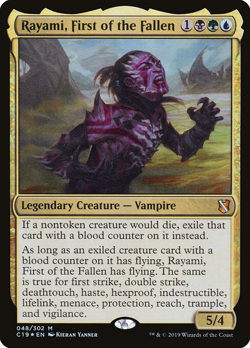 Rayami, First of the Fallen C19-48 Mythic Good Englisch Foil