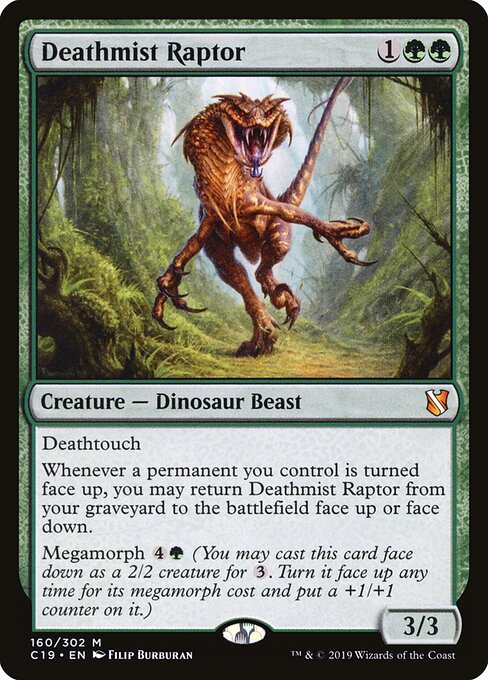 Todesnebel-Raptor C19-160 Mythic Excellent Englisch