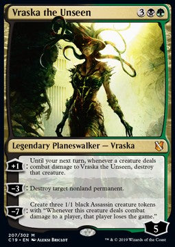 Vraska the Unseen C19-207 Mythic Excellent Englisch