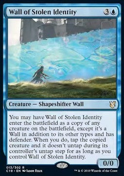 Wall of Stolen Identity C19-13 Rare Excellent Englisch