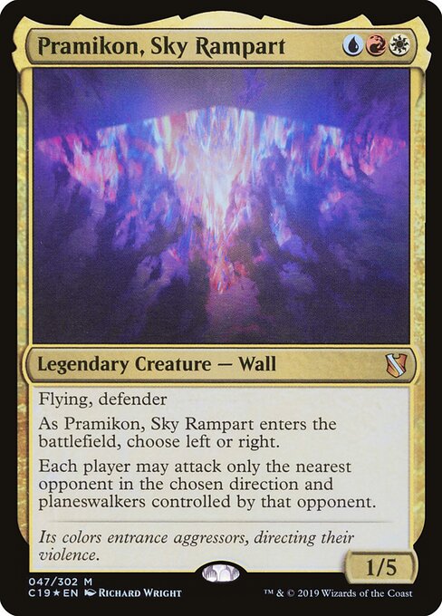 Pramikon die Himmelspalisade C19-47 Mythic Excellent Englisch Foil