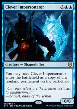 Clever Impersonator C19-82 Mythic Excellent Englisch