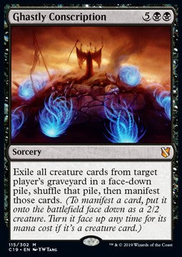 Ghastly Conscription C19-115 Mythic Excellent Englisch