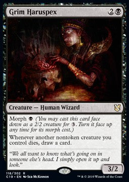Grim Haruspex C19-118 Rare Excellent Englisch