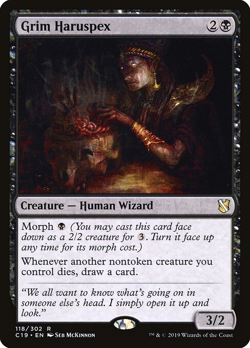 Grim Haruspex C19-118 Rare Excellent Englisch