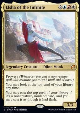 Elsha of the Infinite C19-40 Mythic Excellent Englisch Foil