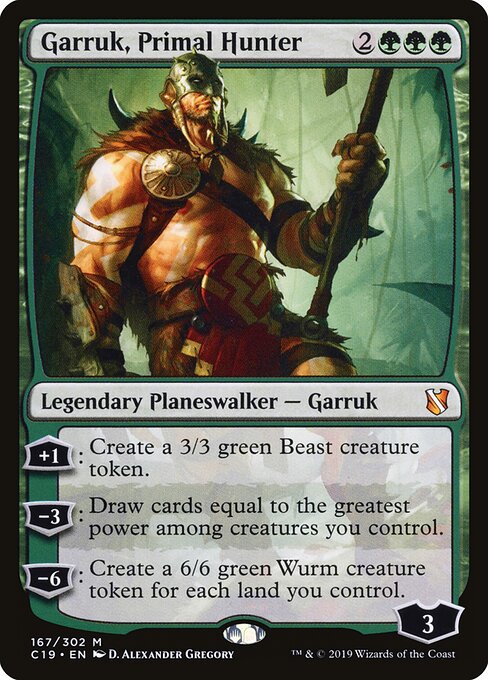 Garruk der Urjäger C19-167 Mythic Good Englisch