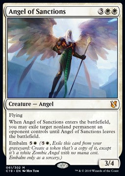 Angel of Sanctions C19-61 Mythic Good Englisch