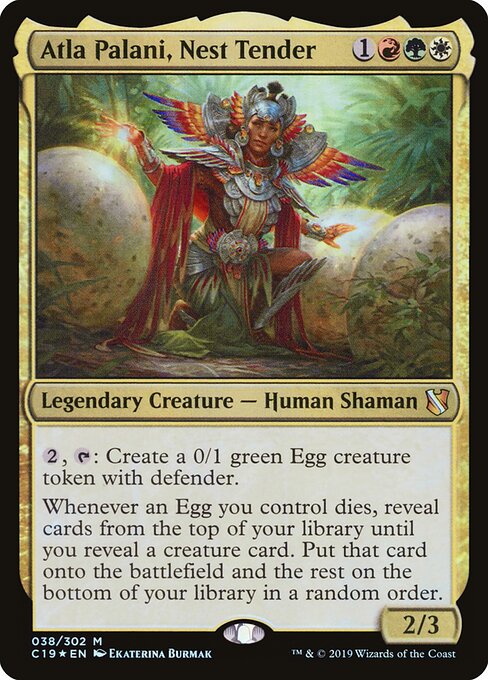 Atla Palani, Behüterin der Nester C19-38 Mythic Good Englisch Foil
