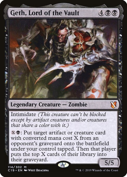 Geth, Lord of the Vault C19-114 Mythic Near Mint Englisch