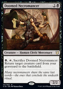Doomed Necromancer C19-111 Rare Near Mint Englisch