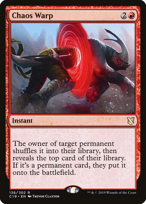 Chaos Warp C19-136 Rare Near Mint Englisch