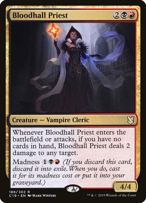 Bloodhall Priest C19-188 Rare Excellent Englisch