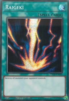 Raigeki TN19-010 Secret Rare Excellent Deutsch