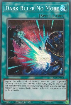 Kein Dunkler Herrscher mehr TN19-014 Secret Rare Excellent Deutsch