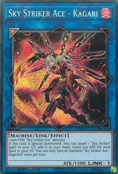 Sky Striker Ace - Kagari MP19-257 Secret Rare Excellent Englisch