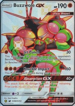 Buzzwole GX HIF-SV68 Ultra Rare Near Mint Englisch
