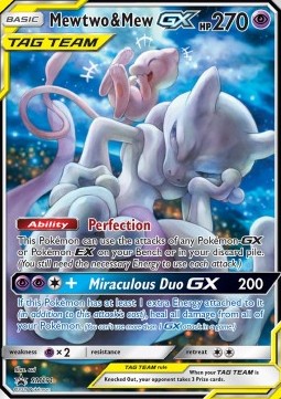 Mewtwo & Mew GX SM-191 Promo Light Played Englisch