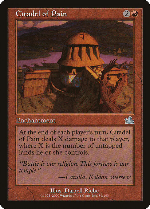 Citadel of Pain PCY-86 Uncommon Light Played Englisch