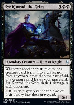 Syr Konrad, the Grim ELD-107 Uncommon Near Mint Englisch