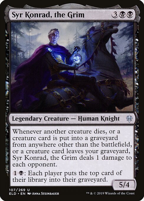 Syr Konrad, the Grim ELD-107 Uncommon Excellent Englisch