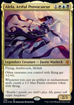 Alela, Artful Provocateur XELD-324 Mythic Near Mint Englisch Foil
