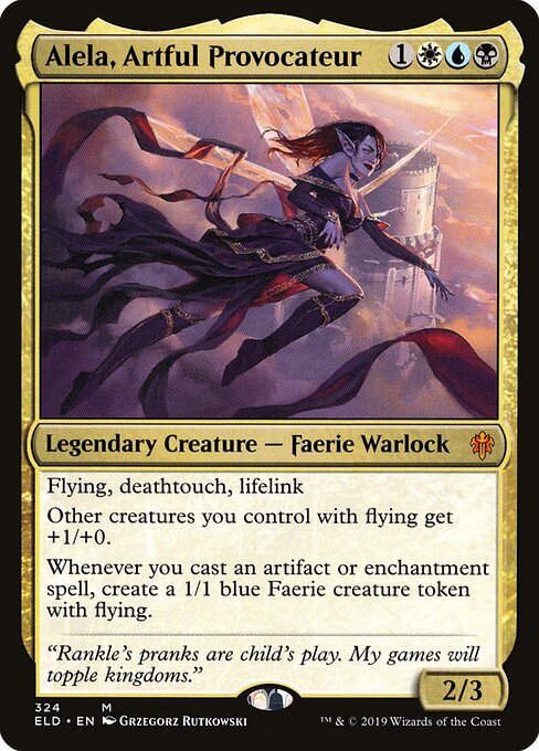 Alela, Artful Provocateur XELD-324 Mythic Near Mint Englisch Foil