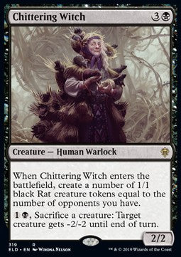 Chittering Witch XELD-319 Rare Near Mint Englisch