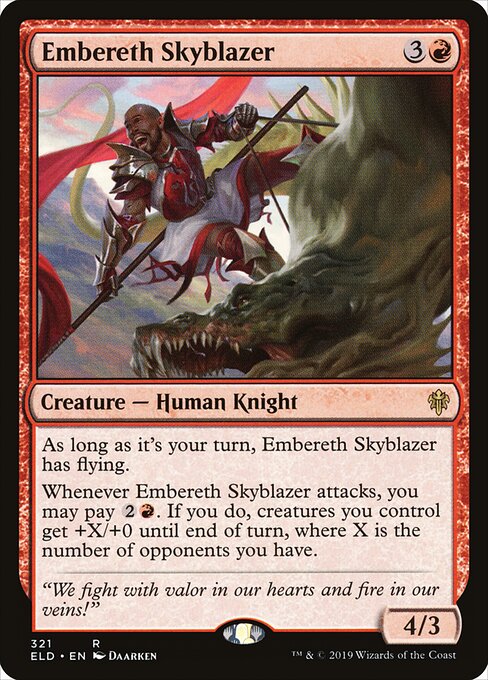 Embereth Skyblazer XELD-321 Rare Near Mint Englisch