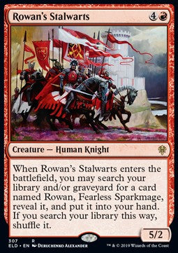 Rowans Getreue XELD-307 Rare Light Played Deutsch