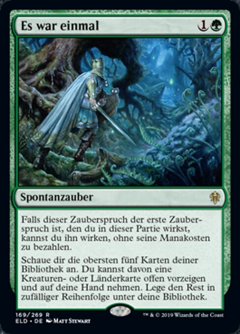 Es war einmal ELD-169 Rare Light Played Deutsch