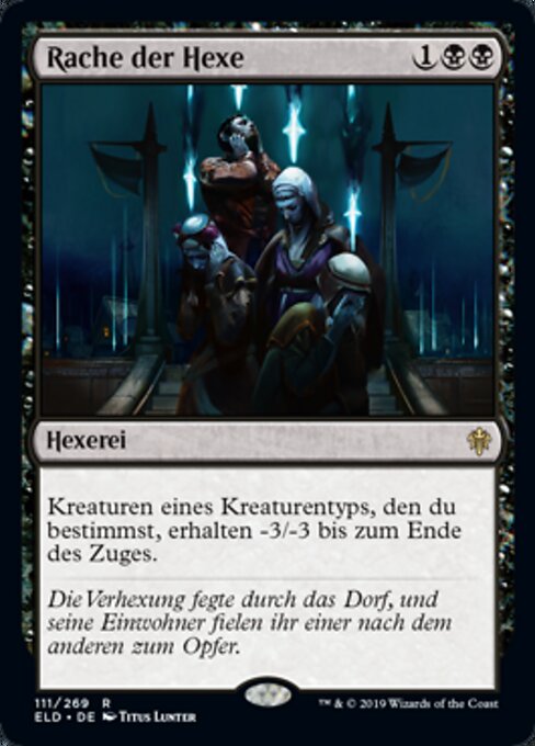 Rache der Hexe ELD-111 Rare Near Mint Deutsch