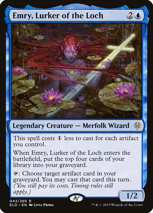 Emry, Lurker of the Loch ELD-43 Rare Near Mint Englisch