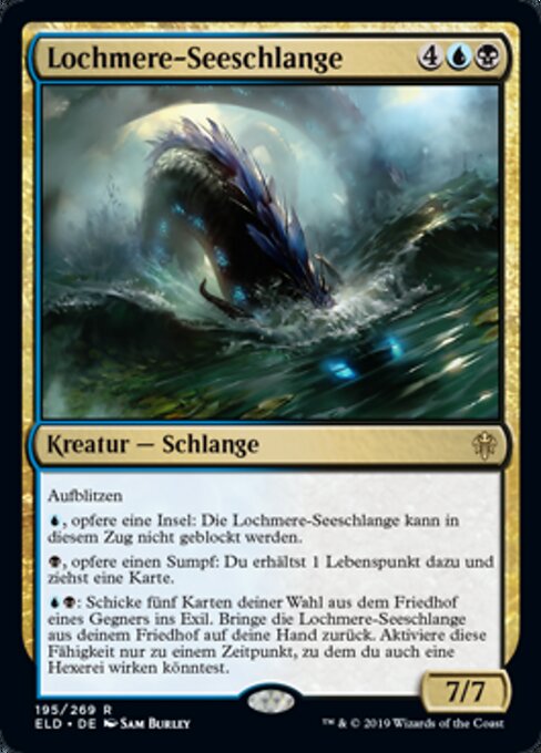 Lochmere-Seeschlange ELD-195 Rare Excellent Deutsch