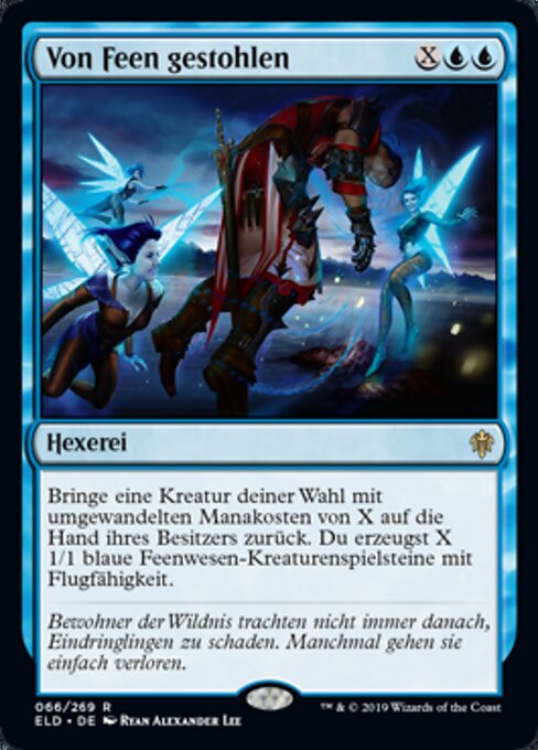 Von Feen gestohlen ELD-66 Rare Near Mint Deutsch